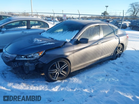 2016 Honda Accord Sport with VIN 1HGCR2F50GA042885, listed as a IAAI auction lot 41295382 with 115,362 mi miles and . Bid and sale history available at DreamBid. Image 18.