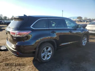 2015 Toyota Highlander Hybrid Limited with VIN 5TDDCRFH1FS013467, listed as a Copart auction lot 46098415 with 58,337 mi miles and Salvage Title. Bid and sale history available at carsss.com. Image 3.