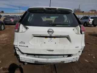 2016 Nissan Rogue S with VIN KNMAT2MV7GP618057, listed as a Copart auction lot 42834825 with 90,370 mi miles and Salvage Title. Bid and sale history available at carsss.com. Image 6.