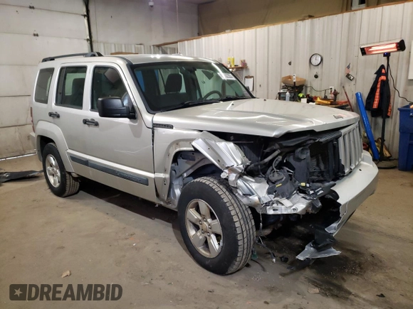 2009 Jeep Liberty Sport with VIN 1J8GN28K99W532027, listed as a Copart auction lot 48662355 with 120,946 mi miles and Salvage Title. Bid and sale history available at DreamBid. Image 4.