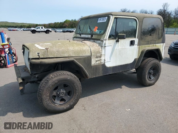 1993 Jeep Wrangler z VIN 1J4FY29SXPP206084, wystawiony jako Copart lot #59419925 z przebiegiem 154 021 mil mil oraz Czysty tytuł • Clean title. Historia ofert i sprzedaży dostępna na DreamBid. Obrazek 1.