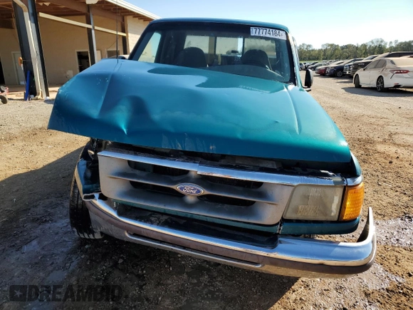 1996 Ford Ranger XL with VIN 1FTCR14U7TPB59468, listed as a Copart auction lot 77774184 with 331,995 mi miles and Salvage Title. Bid and sale history available at carsss.com. Image 5.