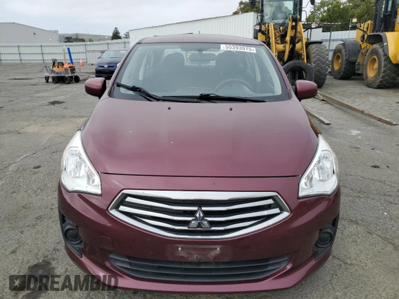 2019 Mitsubishi Mirage ES z VIN ML32F3FJ3KHF12533, wystawiony jako Copart lot #55393975 z przebiegiem 97 957 mil mil oraz Szkody całkowita. Historia ofert i sprzedaży dostępna na DreamBid. Obrazek 5.