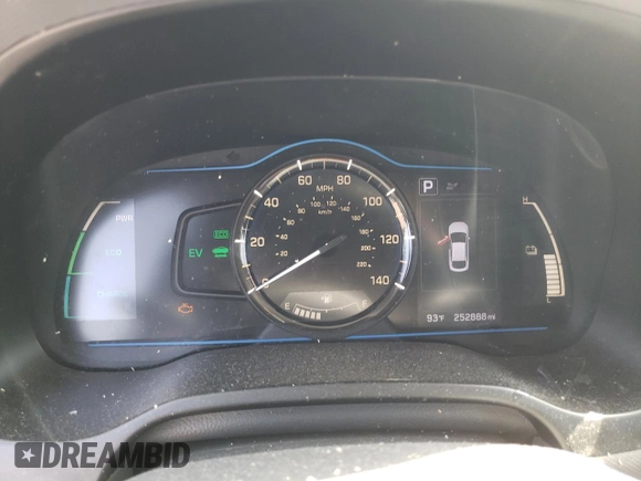 2019 Hyundai Ioniq Blue z VIN KMHC65LC1KU176027, wystawiony jako Copart lot #58591585 z przebiegiem 252 888 mil mil oraz Czysty tytuł • Clean title. Historia ofert i sprzedaży dostępna na DreamBid. Obrazek 9.