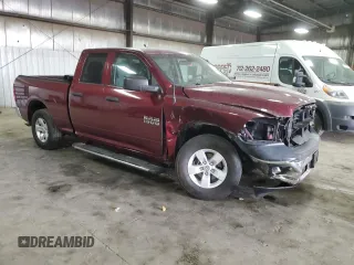 2018 Ram 1500 Express with VIN 1C6RR7FG5JS308966, listed as a Copart auction lot 50035825 with 111,928 mi miles and Salvage Title. Bid and sale history available at carsss.com. Image 4.