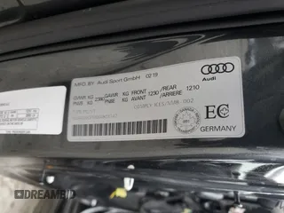2019 Audi RS 5 Sportback z VIN WUACWCF5XKA903742, wystawiony jako Copart lot #44325775 z przebiegiem 47 180 mil mil oraz Szkody całkowita. Historia ofert i sprzedaży dostępna na DreamBid. Obrazek 13.