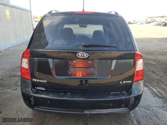 2008 Kia Rondo LX with VIN KNAFG526687153941, listed as a Copart auction lot 53457825 with 129,953 mi miles and Clean Title. Bid and sale history available at carsss.com. Image 6.