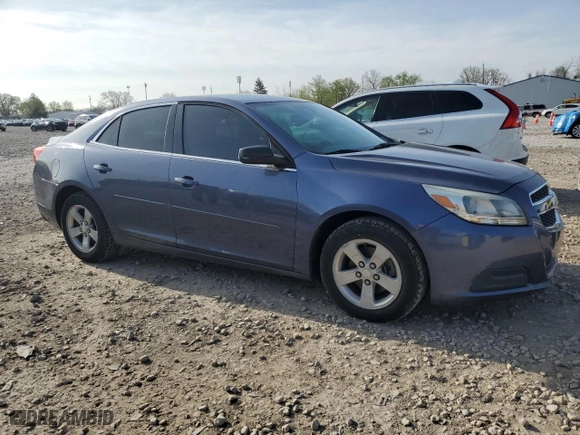 2013 Chevrolet Malibu LS with VIN 1G11B5SA0DF355960, listed as a Copart auction lot 54062775 with 0 mi miles and Salvage Title. Bid and sale history available at carsss.com. Image 4.