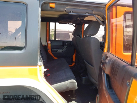 2012 Jeep Wrangler Unlimited Sport RHD with VIN 1C4BJWKGXCL221613, listed as a IAAI auction lot 42327004 with 129,375 mi miles and . Bid and sale history available at DreamBid. Image 8.