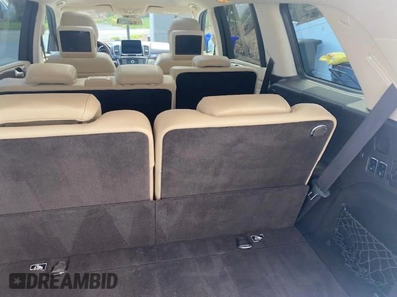 2017 Mercedes-Benz GLS 450 with VIN 4JGDF6EEXHA992401, listed as a Copart auction lot 55933055 with 107,035 mi miles and Clean Title. Bid and sale history available at DreamBid. Image 9.