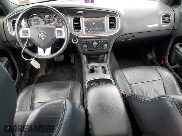 2014 Dodge Charger SXT Plus with VIN 2C3CDXJG0EH296411, listed as a Copart auction lot 46529755 with 136,078 mi miles and Salvage Title. Bid and sale history available at carsss.com. Image 8.