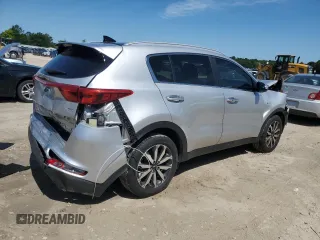 2017 Kia Sportage EX with VIN KNDPNCACXH7271872, listed as a Copart auction lot 57951105 with 107,072 mi miles and Salvage title. Bid and sale history available at DreamBid. Image 3.