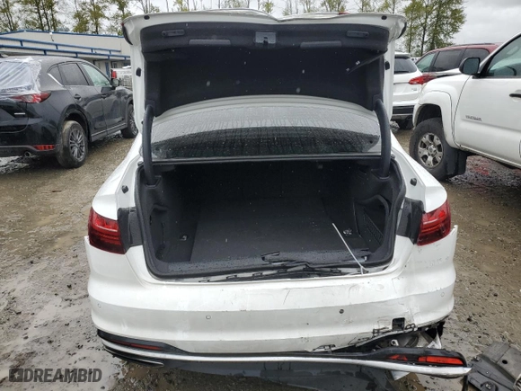 2020 Audi A4 Sedan Premium Plus with VIN WAUENAF44LN008243, listed as a Copart auction lot 51278423 with 43,369 mi miles. Bid and sale history available at carsss.com. Image 6.