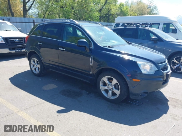 2014 Chevrolet Captiva Sport LTZ with VIN 3GNAL4EK2ES590335, listed as a IAAI auction lot 42153348 with 175,482 mi miles. Bid and sale history available at carsss.com. Image 1.