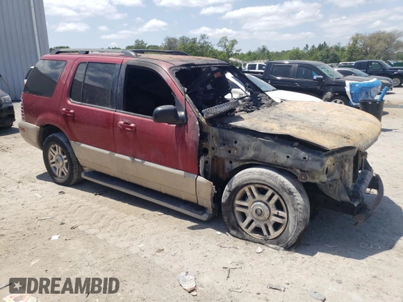 2004 Mercury Mountaineer Convenience z VIN 4M2ZU86K04ZJ53671, wystawiony jako Copart lot #54557315 z przebiegiem Nie podano mil oraz Szkoda całkowita • Salvage title. Historia ofert i sprzedaży dostępna na DreamBid. Obrazek 4.
