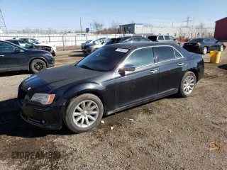 2014 Chrysler 300 with VIN 2C3CCAEG1EH320774, listed as a Copart auction lot 50183135 with 135,032 mi miles and Salvage Title. Bid and sale history available at carsss.com. Image 1.