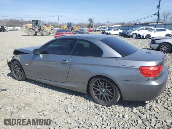 2013 BMW 3 Series 328i with VIN WBADW7C54DE731049, listed as a Copart auction lot 49178835 with 107,689 mi miles and Salvage Title. Bid and sale history available at carsss.com. Image 2.