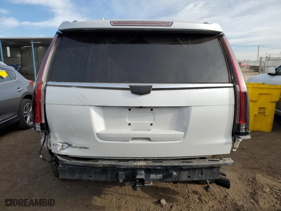 2016 Cadillac Escalade Platinum with VIN 1GYS4DKJ2GR372465, listed as a Copart auction lot 86811584 with 80,221 mi miles and Salvage Title. Bid and sale history available at carsss.com. Image 6.