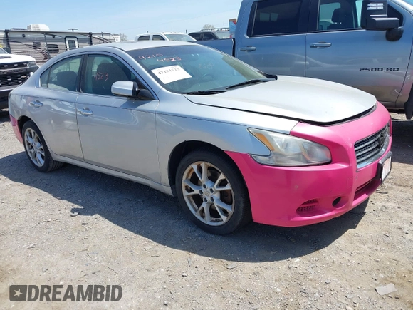 2013 Nissan Maxima SV with VIN 1N4AA5AP8DC835025, listed as a IAAI auction lot 42104523 with 172,434 mi miles and . Bid and sale history available at DreamBid. Image 1.