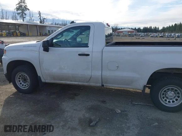 2021 Chevrolet Silverado 1500 Work Truck with VIN 3GCNWAEKXMG273176, listed as a IAAI auction lot 41632014 with 99,075 mi miles. Bid and sale history available at carsss.com. Image 14.