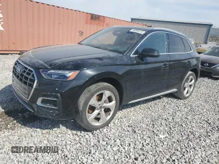 2021 Audi Q5 Premium Plus with VIN WA1BAAFY8M2082461, listed as a Copart auction lot 46950415 with Not provided miles and Salvage title. Bid and sale history available at DreamBid. Image 1.
