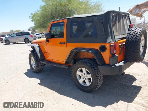 2012 Jeep Wrangler Sport with VIN 1C4AJWAG1CL178406, listed as a IAAI auction lot 42300522 with 110,767 mi miles and . Bid and sale history available at DreamBid. Image 3.