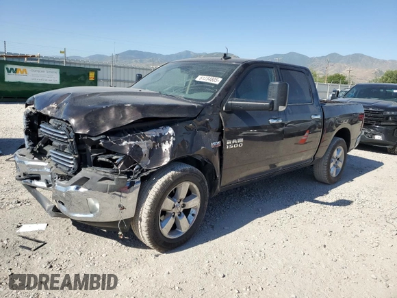 2016 Ram 1500 Big Horn with VIN 3C6RR7LT1GG225858, listed as a Copart auction lot 61234805 with 84,012 mi miles and Salvage title. Bid and sale history available at DreamBid. Image 1.