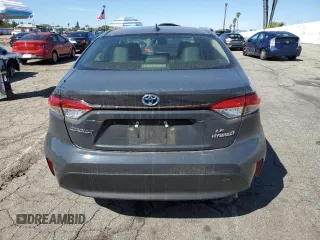 2023 Toyota Corolla Hybrid LE with VIN JTDBCMFE1P3023970, listed as a Copart auction lot 47251885 with 18,484 mi miles and Salvage Title. Bid and sale history available at carsss.com. Image 6.