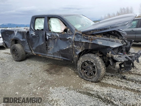 2013 Ram 1500 Sport with VIN 1C6RR7HT3DS661107, listed as a Copart auction lot 49841535 with Not provided miles and Salvage title. Bid and sale history available at DreamBid. Image 4.