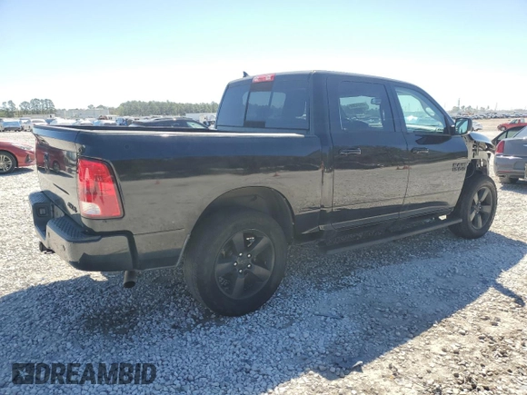 2018 Ram 1500 Big Horn with VIN 1C6RR7LG6JS140405, listed as a Copart auction lot 49664305 with 92,692 mi miles and Salvage Title. Bid and sale history available at carsss.com. Image 3.