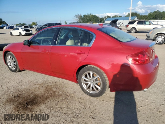 2008 Infiniti G35 with VIN JNKBV61E88M209786, listed as a Copart auction lot 72544744 with 196,370 mi miles and Salvage Title. Bid and sale history available at DreamBid. Image 2.