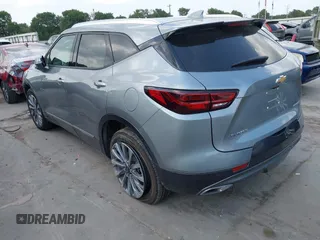 2024 Chevrolet Blazer Premier with VIN 3GNKBFR48RS271591, listed as a IAAI auction lot 42406345 with 10,306 mi miles and . Bid and sale history available at DreamBid. Image 3.