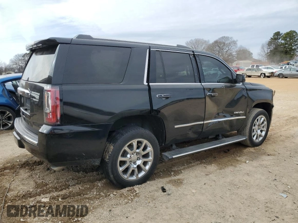 2015 GMC Yukon Denali with VIN 1GKS1CKJ2FR547342, listed as a Copart auction lot 45025075 with 189,942 mi miles and Salvage Title. Bid and sale history available at carsss.com. Image 3.