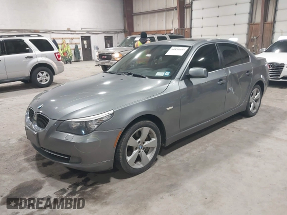 2008 BMW 5 Series 528xi with VIN WBANV13588CZ51090, listed as a IAAI auction lot 41854045 with 144,455 mi miles. Bid and sale history available at carsss.com. Image 2.