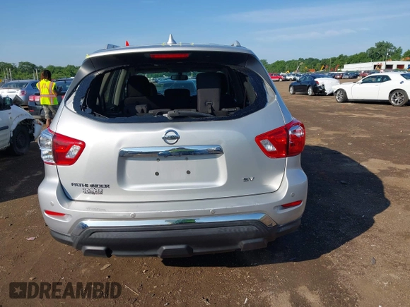 2020 Nissan Pathfinder SV with VIN 5N1DR2BN9LC585171, listed as a IAAI auction lot 42548131 with 98,204 mi miles and . Bid and sale history available at DreamBid. Image 6.