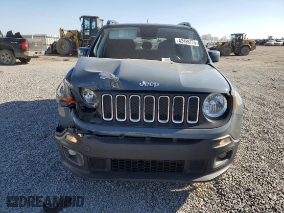 2018 Jeep Renegade Latitude z VIN ZACCJABB3JPJ59828, wystawiony jako Copart lot #42498775 z przebiegiem 92 448 mil mil oraz Szkoda całkowita • Salvage title. Historia ofert i sprzedaży dostępna na DreamBid. Obrazek 5.