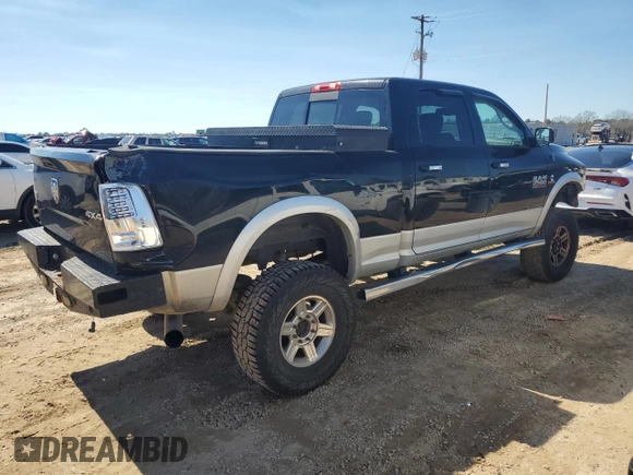 2013 Ram 2500 Laramie with VIN 3C6UR5FL4DG535444, listed as a Copart auction lot 46399555 with 184,467 mi miles and Salvage title. Bid and sale history available at DreamBid. Image 3.