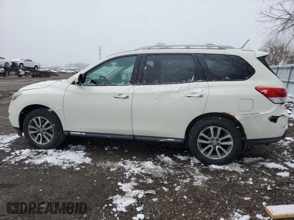 2013 Nissan Pathfinder SV with VIN 5N1AR2MM6DC602310, listed as a Copart auction lot 52416245 with 306,369 mi miles and Clean Title. Bid and sale history available at carsss.com. Image 2.