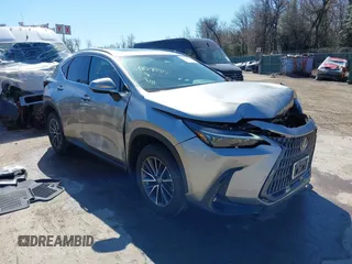 2025 Lexus NX 350 z VIN 2T2AGCEZ6SC070955, wystawiony jako IAAI lot #41821895 z przebiegiem 8 632 mil mil oraz . Historia ofert i sprzedaży dostępna na DreamBid. Obrazek 1.