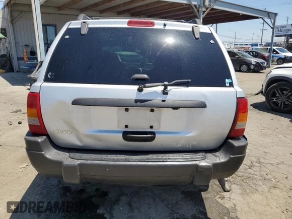 2003 Jeep Grand Cherokee Laredo with VIN 1J4GX48S13C542020, listed as a Copart auction lot 59216755 with 155,344 mi miles and Salvage title. Bid and sale history available at DreamBid. Image 6.
