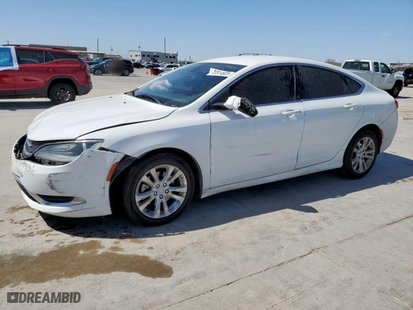 2015 Chrysler 200 Limited with VIN 1C3CCCAB3FN552078, listed as a Copart auction lot 49914925 with 148,500 mi miles and Clean Title. Bid and sale history available at carsss.com. Image 1.