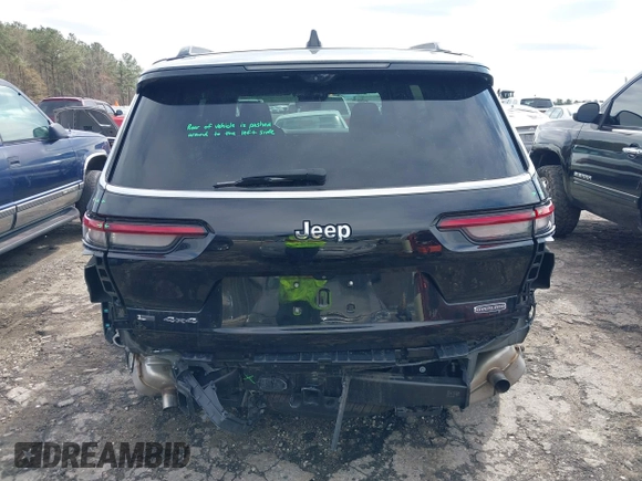 2021 Jeep Grand Cherokee Overland z VIN 1C4RJKDG7M8140271, wystawiony jako IAAI lot #41806329 z przebiegiem 39 160 mil mil oraz . Historia ofert i sprzedaży dostępna na DreamBid. Obrazek 17.