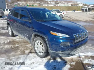 2018 Jeep Cherokee Latitude Plus with VIN 1C4PJMLX0JD529969, listed as a IAAI auction lot 41412343 with 98,506 mi miles. Bid and sale history available at carsss.com. Image 1.