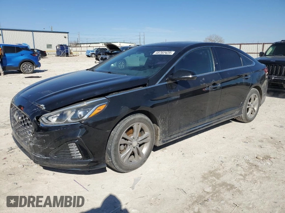 2018 Hyundai Sonata Sport with VIN 5NPE34AF3JH615833, listed as a Copart auction lot 45702425 with 63,522 mi miles and Salvage Title. Bid and sale history available at carsss.com. Image 1.
