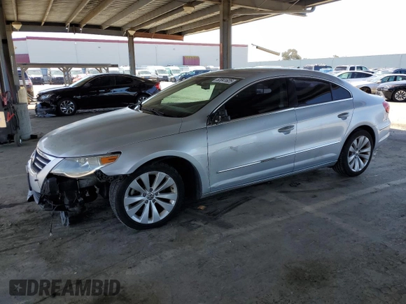 2010 Volkswagen CC Sport with VIN WVWML9AN0AE506066, listed as a Copart auction lot 52041625 with 154,453 mi miles and Salvage Title. Bid and sale history available at carsss.com. Image 1.