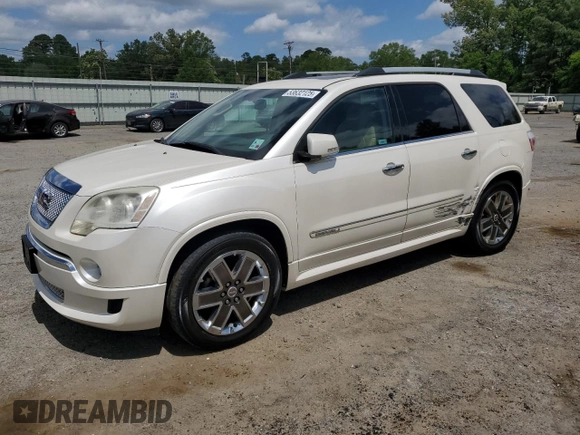 2011 GMC Acadia Denali with VIN 1GKKRTED2BJ384392, listed as a Copart auction lot 53632125 with 162,385 mi miles and Salvage Title. Bid and sale history available at DreamBid. Image 1.