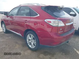 2010 Lexus RX 450h with VIN JTJBC1BA3A2025070, listed as a IAAI auction lot 41737673 with 138,011 mi miles and . Bid and sale history available at DreamBid. Image 3.