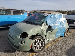 2013 FIAT 500 Pop with VIN 3C3CFFDR7DT554334, listed as a Copart auction lot 44164085 with 77,265 mi miles and Salvage Title. Bid and sale history available at carsss.com. Image 1.