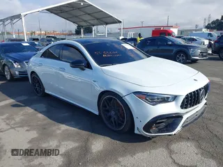 2021 Mercedes-Benz CLA 45 AMG with VIN W1K5J5DB4MN206125, listed as a IAAI auction lot 40928985 with 34,410 mi miles and . Bid and sale history available at DreamBid. Image 1.