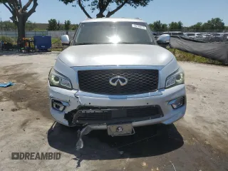 2017 Infiniti QX80 with VIN JN8AZ2NF1H9641902, listed as a Copart auction lot 59181515 with 188,681 mi miles and Salvage title. Bid and sale history available at DreamBid. Image 5.